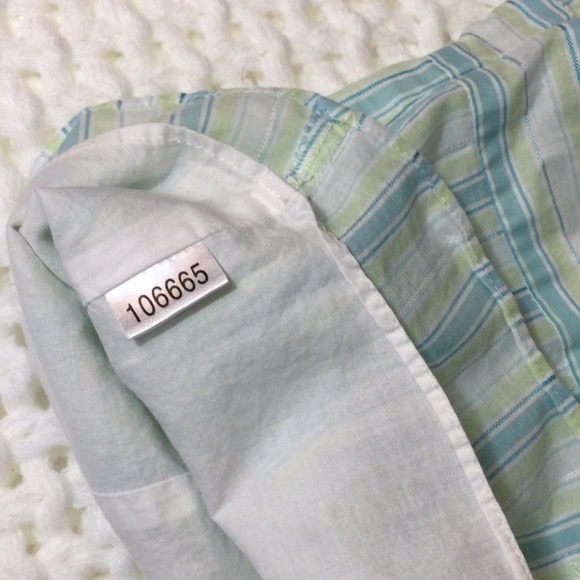 Loft Green/White Stripe Shell Size 4 - Picture 9 of 10